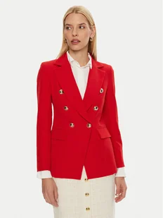 Maryley Marynarka 24IB139/43MA Czerwony Regular Fit - Marynarki i żakiety damskie - miniaturka - grafika 1