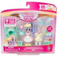Figurki dla dzieci - WRÓŻKA ARTYSTKA ROYALE HIGH FIGURKA DELUX ART FAIRY ZESTAW + KOD ONLINE - miniaturka - grafika 1