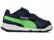 Buty dla dziewczynek - Buty Dziecięce Puma Stepfleex 192523-17 Rzepy 20 - miniaturka - grafika 1