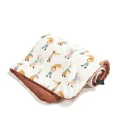 Koce i narzuty dla dzieci - LA MILLOU CIEPŁY KOCYK VELVET - L - HEARTBEAT PINK MUSIC - GINGER - miniaturka - grafika 1