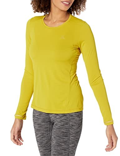 Salomon damska koszulka sportowa z długim rękawem, Agile LS TEE W, poliester Antique Moss XS