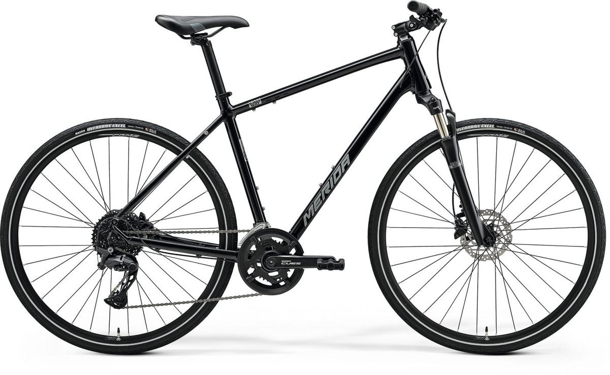 Rower crossowy Merida CROSSWAY 300 L(55) GLOSSY BLACK(SILVER)