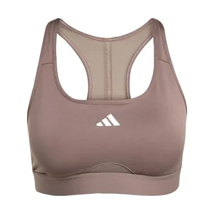 adidas Damski biustonosz treningowy PowerReact XL - Biustonosze - miniaturka - grafika 1