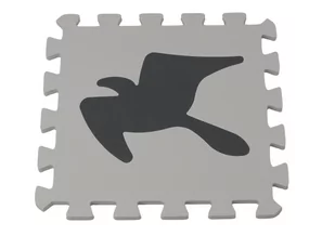 Miękkie Puzzle Mata Kontrastowa Edukacyjna Pianka EVA Szare 28 ele. - Zabawki interaktywne dla dzieci - miniaturka - grafika 3
