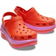 Klapki i japonki damskie - Klapki Crocs Mega Crush Clog 207988-84J wielokolorowe - miniaturka - grafika 1