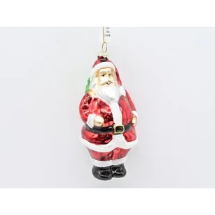 Mikołaj zawieszka 12,8 x 6,4 cm czerwony - Ozdoby bożonarodzeniowe - miniaturka - grafika 1