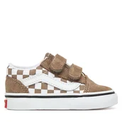 Buty dla chłopców - Tenisówki Vans Old Skool V VN000CTG1NU1 Brązowy - miniaturka - grafika 1