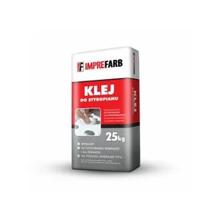 Klej do styropianu 25 kg Imprefarb - Zaprawy budowlane - miniaturka - grafika 1