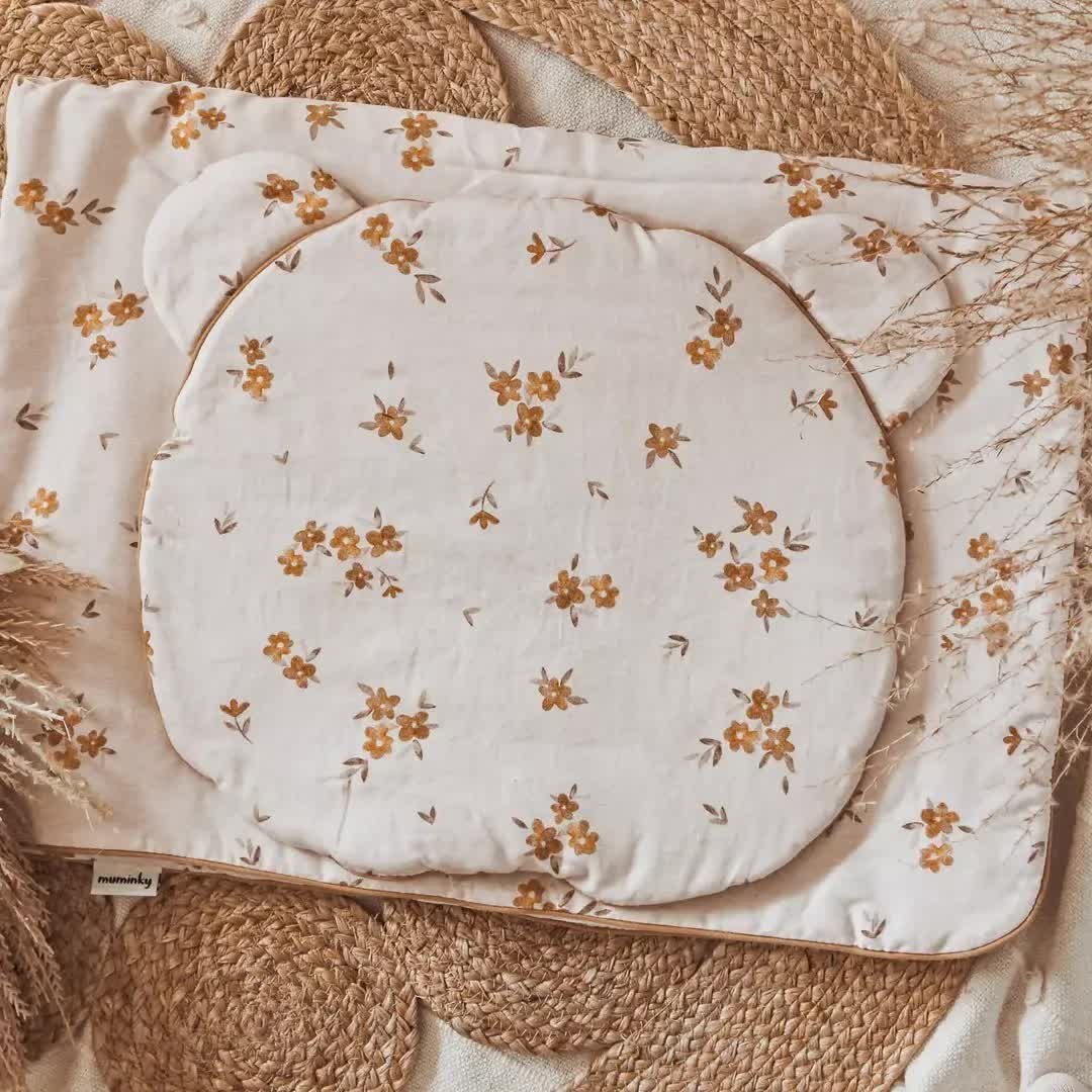 Pościel Dla Niemowląt Bawełniana 50x75 Little Brown Flowers