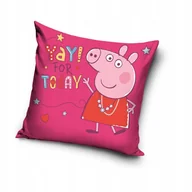 Poszewki na poduszki - Carbotex Poszewka licencyjna 40x40 Świnka Peppa pp214003-posz - miniaturka - grafika 1