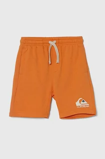 Spodnie i spodenki dla chłopców - Quiksilver szorty dziecięce EASY DAY kolor pomarańczowy melanżowe - grafika 1