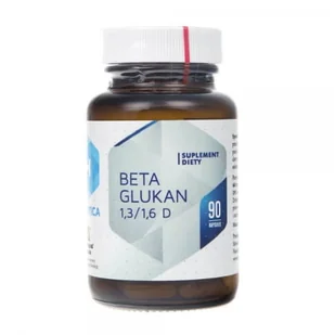 HEPATICA Hepatica Beta glukan 1,3/1,6 D x 90 kaps - Przeziębienie i grypa - miniaturka - grafika 1