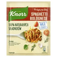 Majonezy i dressingi - Knorr Spaghetti bolognese 38 g - miniaturka - grafika 1