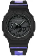 Zegarki męskie - Zegarek męski G-SHOCK GA-2100-1A1JW01 czarny sportowy wodoszczelne - miniaturka - grafika 1