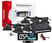 Czujniki parkowania - Czujniki parkowania cofania czarne przód tył LED 3D TRUCK BUS AMIO-03195 - miniaturka - grafika 1