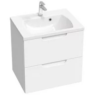Szafki łazienkowe - Ravak SD Classic II szafka 60 cm podumywalkowa wisząca biały połysk X000001476 - miniaturka - grafika 1