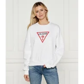 Bluzy damskie - Guess Jeans Bluza | Oversize fit - miniaturka - grafika 1