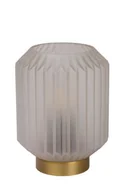 Lampy stojące - Lucide Nocna LAMPKA stojąca SUENO 45595/01/31 loftowa LAMPA stołowa złota biała 45595/01/31 - miniaturka - grafika 1
