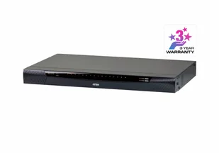 ATEN KN1116VA-AX-G przełącznik KVM Możliwości montowania w stelażu Czarny - Przełączniki KVM - miniaturka - grafika 1