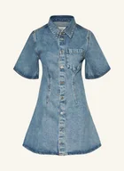 Sukienki - Ami Paris Sukienka Jeansowa blau - miniaturka - grafika 1