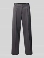 Marynarki męskie - Spodnie do garnituru o luźnym kroju z mieszanki żywej wełny model ‘FLIPS251X’ - miniaturka - grafika 1