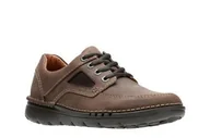 Półbuty męskie - Unnature Time H [dark brown leather] - rozmiar 44.5 - miniaturka - grafika 1