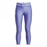 Spodnie i spodenki dla dziewczynek - Legginsy dziewczęce Under Armour Ankle Crop - miniaturka - grafika 1