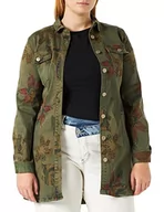 Sukienki - Desigual Damska sukienka Vest_Budapest Casual, zielony, S - miniaturka - grafika 1