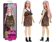 Lalki dla dziewczynek - Barbie lalka Fashionistas sukienka panterka ZA3160 - miniaturka - grafika 1