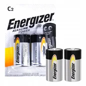 Baterie i akcesoria - Bateria Energizer Alkaliczna Power LR14 C 1,5V x2 - miniaturka - grafika 1