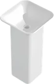 Umywalki - Mexen Ria umywalka wolnostojąca z konglomeratu 45 x 45 cm, biała mat - 26584500 - miniaturka - grafika 1