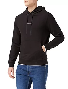 Calvin Klein Męska bluza z kapturem z logo, Ck czarny, L - Bluzy męskie - miniaturka - grafika 1