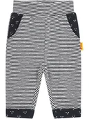 Spodenki dla niemowląt - Steiff Spodnie dresowe w kolorze czarnym - miniaturka - grafika 1