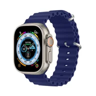 Akcesoria do smartwatchy - Pasek Dux Ducis Strap Apple Watch 4/5/6/7/8/SE 44/45mm granatowy (OceanWave - miniaturka - grafika 1