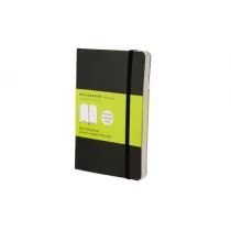 Moleskine Notes classic P czarny gładki w miękkiej oprawie 9x14cm (MOQP611H4) - Szkolne artykuły papiernicze - miniaturka - grafika 1