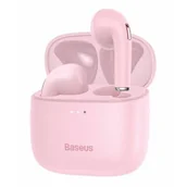 Słuchawki - Baseus E8 (NGE8-04) różowe - miniaturka - grafika 1