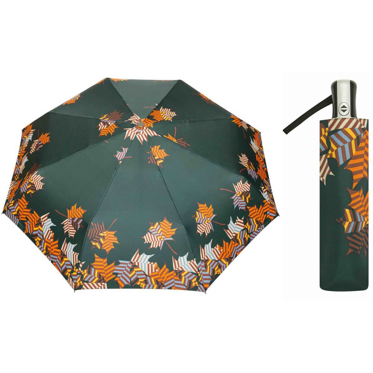 Automatyczna parasolka damska Carbon Steel polskiej marki Parasol, elegancka rączka