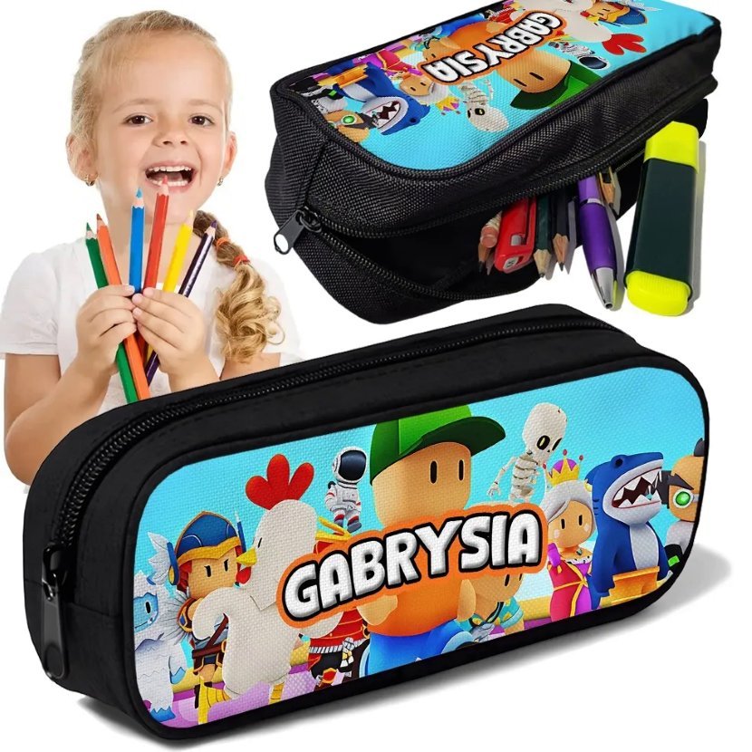 Piórnik personalizowany STUMBLE GUYS nadruk imienia ksywki tuba