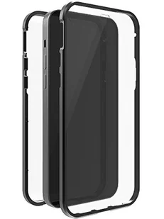 Black Rock - Etui 360 stopni Glass Case pasuje do Apple iPhone 12/12 Pro I etui na telefon komórkowy, zamknięcie magnetyczne, przezroczyste, z czarną ramką - Etui i futerały do telefonów - miniaturka - grafika 1