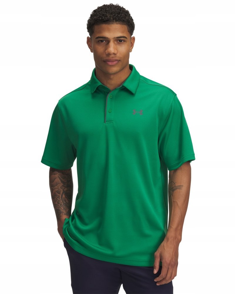 T-SHIRT MĘSKI KOSZULKA POLO UNDER ARMOUR SZYBKOSCHNĄCA LEKKA TECH POLO SM