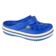 Buty dla dziewczynek - Klapki Crocs Crocband Clog K 207005-4JN niebieskie - miniaturka - grafika 1