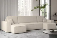 Narożniki - Sofa w kształcie U Best narożnik tkanina Abriamo beżowy - miniaturka - grafika 1