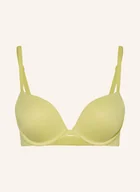 Biustonosze - Calvin Klein Biustonosz Push-Up Perfectly Fit gelb - miniaturka - grafika 1