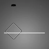 Lampy sufitowe - Lampa wisząca LINEA No.4 A 40 cm czarno-biała 3k Altavola Design - miniaturka - grafika 1
