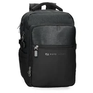 Torby na laptopy - Pepe Jeans Jarvis Plecak Na Laptopa Zielony 28x40x16 cm Sztuczna skóra i poliester 17,92 l by Joumma Bags - miniaturka - grafika 1