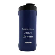 Kubki termiczne - Kubek termiczny z grawerem Dr.Bacty Notus 360 ml -  granatowy - miniaturka - grafika 1