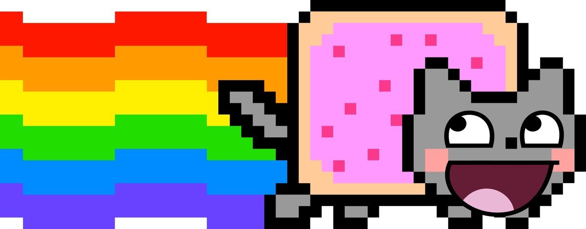Naklejka Uv Wypukła Ozdobna DTF UV Aplikacja Kot Tęcza Nyan