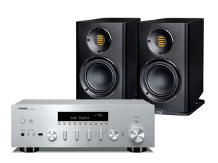 Yamaha R-N600A (srebrny) + Carina BS243.4 (czarny) - Zestawy stereo - miniaturka - grafika 1