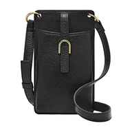 Torebki damskie - Fossil Women's Vada Leather Phone Crossbody Purse Handbag, Black (Model: ZB1893001) - miniaturka - grafika 1
