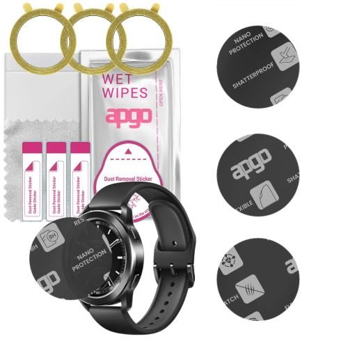 3x szkło Hybrydowe MATOWE do Xiaomi Watch S3, zamiennik hartowanego